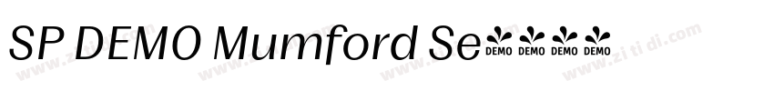 SP DEMO Mumford Se字体转换 SP DEMO Mumford Se字体转换